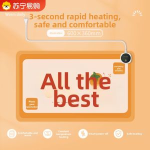 Large Office Computer Desktop Warm Table Mat Super Heat Retention Mouse Pad Writing Student Hand Warmth Pad 1612