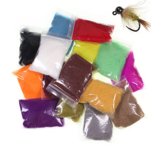 3g/Pack Soft Natural Hare Dubbing Fly Tying Material Ice Wing Dubbing Material Flash Sparkle Rabbit Hair For Nymph Scuds