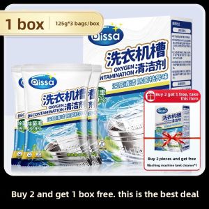MONLEYTA | Powerful Washing Machine Tub Cleaner Disinfectant Stain Remover Special Oxygen Powder For Home Use Drum Type Heavy Duty
