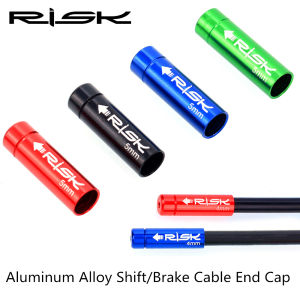 10pcs Aluminum Alloy Bike Cable End Caps5mm Brake Wire Core Cap4mm Shift Line Tube Sleeve CoverBicycle Cable Dust Cover