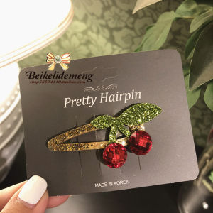 Shiny Cherry Angel Wings Baby Headband Princess Style Childrens Hair Accessories Toddler Girls BB Clip Baby Hair Clips