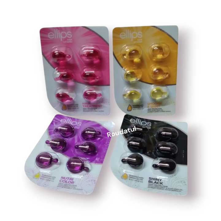 Ellips Hair Vitamin Rambut Isi 6 Pcs Perawatan Rambut