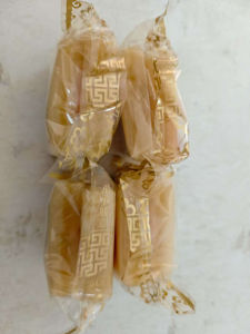 Chaozhou Special Green Bean Paste Glutinous Rice Cake Low Sugar Square Black Bean Paste Soft Cake Snack Vegetarian Tea Cake