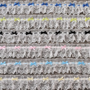 ผ้าปักลายดอกไม้ DIY ทำมือ วัสดุตกแต่งเสื้อผ้า แถบผ้าปักลายดอกไม้ แถบผ้าปักลายดอกไม้ ขอบลูกไม้ ริบบิ้น วัสดุตกแต่งเสื้อผ้า