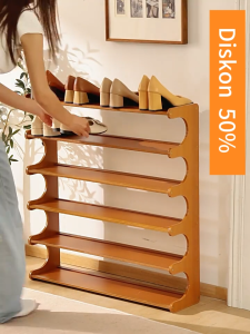 Rak Sepatu/Rak Sepatu Sederhana/Rak Sepatu Multifungsi/Rak Sepatu Kayu Minimalis