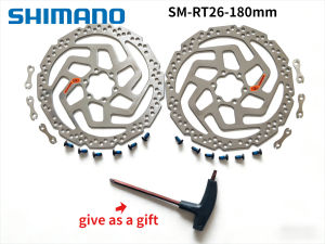 SHIMANO | SHIMANO ALTUS SM RT26 Brake Disc 6 Bolt Mountain Bikes Disc M6000 Brake Disc 160MM 180MM MTB Bicycle Parts