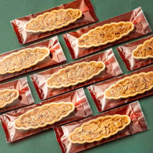 Bakery Grade Caramelized Almond Rice Crispie Treats Snack Box Christmas New Year Self Sealing Baking Bags for Cookies Nuts