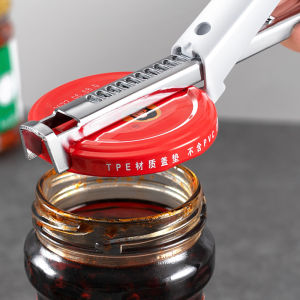 Multifunctional Anti-Slip Bottle Cap Opener Kitchen Tool for Opening Glass Jar Lids And Can Openers Efficient And Durable