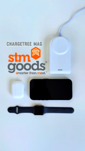 STM Goods ChargeTree Mag 3-in-1 Foldable Wireless Charger- Black
