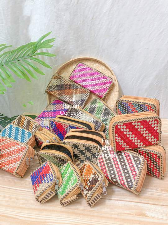 Candy Wrapper Hand Made Woven Purse with Strap Multi … - Gem