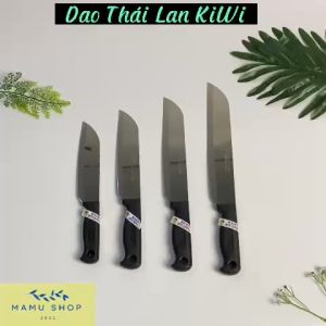 Dao thái thịt siêu bén dao Thái Lan loại 1 KIWI cán đen đủ kích thước Mamu shop M130