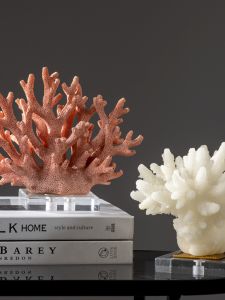 Trang Trí Nhà Bằng Nhựa Reptile Saree Coral Scandinavian Creative Living Room Bedroom Entrance Hall TV Cabinet Home Decorations