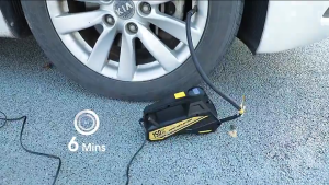 Upgraded Tire inflator Air pump For Car/Bicycle/Motorcycle Portable Eclectic LED Display Automatic Charging Compressor Powerful Power Rapid Inflation