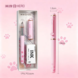 Hero | HERO Cute Cat Claw Fountain Pen Hero P360 Magnetic Cap Smooth Writing Kids Posture Correcting School Stationery Gift