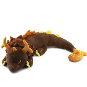 67ซม.Genshin Impact Plushของเล่นเกมZhong Li Morax Dragonของเล่นตุ๊กตาPlushieตุ๊กตาหมอนตกแต่งบ้านเด็กคริสต์มาสของขวัญ