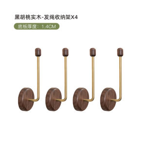 Bathroom Hair Tie Storage Rack Wood Made Hairband Holder Nordic Style Organizer Vintage Element No Lock for Everyone