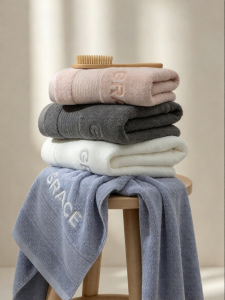 GRACE | Thick Antibacterial 10A Cotton Bath Towel