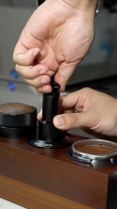 Koryaiko Spring Loaded Coffee Tamper Adjustable Heavy-Duty Stainless Steel Espresso Tamper 58.35mm