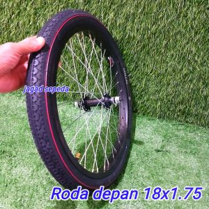Roda sepeda 18 x 1.75 swallow sudah di rakit tinggal pasang / wheelset 18 / veleg peleg 18