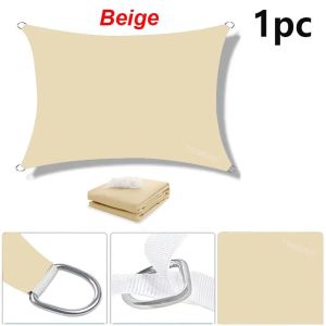 Waterproof sunshade rectangular UV block outdoor garden sunshade courtyard backyard terrace sunshade privacy screen