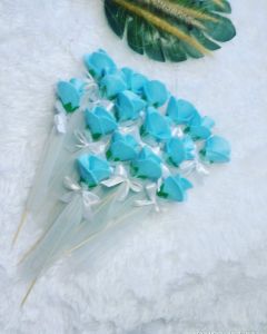 bunga telur aqiqah model tangkai isi 10 tangkai per pack