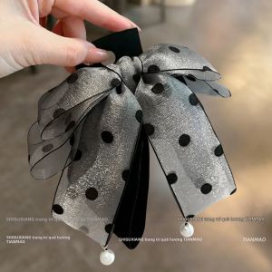 Kẹp Tóc Hình Nơ Elegent Ngăn Sập