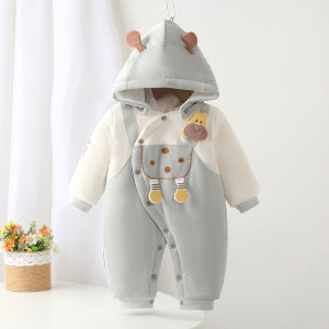 JIFANPAUL | Thickened Winter Baby Romper
