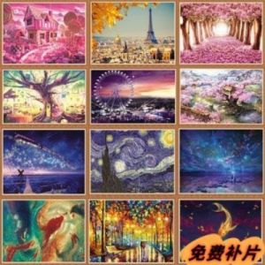 1000 Piece Puzzle Intelligent Toys for Children And Adults Clearing Sale Scenic Anime High Difficulty Qingming Strawberry