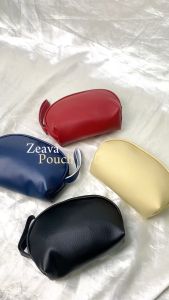 [ZEAVA] Marsha Pouch - Tas Pouch Kosmetik Polos Simple Shell Cosmetic Bag