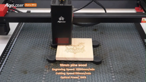 【ใช้งานง่ายใน 5 นาที】AlgoLaser Alpha MK2 144W เครื่องแกะสลักเลเซอร์ DIY ความแม่นยำ 0.01mm รองรับวัสดุ 20+ชนิด ตัดไม้ได้ 10mm แกะสลักโลหะ+กระจก จัดส่งด่วน สำหรับงานไม้ ดินสอ ที่เปิดขวด ของขวัญสั่งทำพิเศษ กล่อง ที่รองแก้ว หวี และพวงกุญแจ Laser Engraver