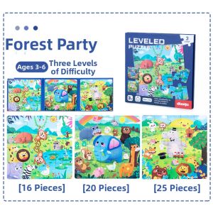Educational Animal and Vehicle Recognition Magnetic Puzzle