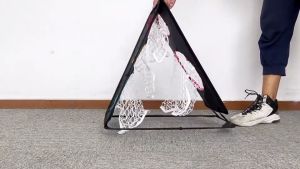 ตาข่ายซ้อมไดรฟ์แบบพกพา (LXW004) Chipping Practice Net ผลิตจากผ้าไนลอนและตาข่ายไนลอนที่ทนทาน