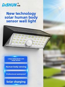 dishun | Solar Outdoor Motion Sensor Wall Light Waterproof