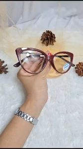Kacamata Lensa Photocromic 2in1 Kacamata Cat Eye Berubah Warna Pria Wanita