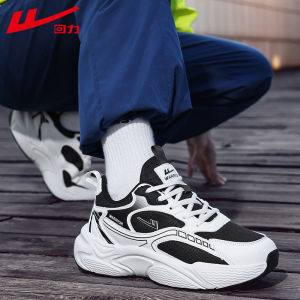 Mens Running Shoes Soft Bottom Shock Absorption Trendy Casual Fall Winter New Style Warrior Brand Breathable Mesh Lined Slip-On Sneakers