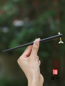 เครื่องประดับผมไม้สีดำแบบเรียบง่ายและโมเดิร์นสำหรับผู้หญิง เครื่องประดับผมแบบโบราณสำหรับผู้หญิง ชุดชา ชุดกี่เพ้า ตกแต่ง