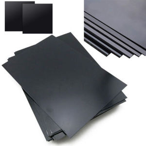 1Pcs Black ABS Plastic Plate Model Sheet DIY Model Material Parts Thickness 0.5mm-5mm