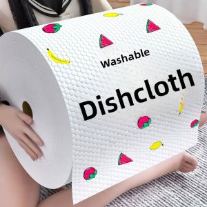 MONLEYTA | Disposable Kitchen Cleaning Cloth Absorbent Dishwashing Cloth Wet And Dry Dual Purpose Home Cleaning Paper Towel Manliata X0608104154