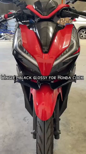 Motorcycle Winglet Aerodynamic Wing Kit Spoiler For Honda Click 125i 150 160 V1 /V2