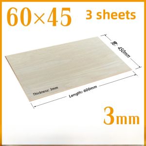 Laser Cut Basswood Plywood Three-Ply Board DIY Glue Board Thin Building Model Material Bracket for Model Making Tools