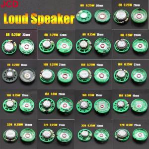JCD 1 Pcs 32Ohm 0.25W 0.5W Round Speaker 20mm 27mm 29mm Diameter Loudspeaker 32R The Horn Small Doorbell Speaker