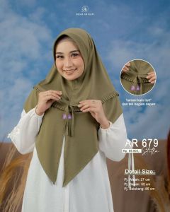 Jilbab hijab kerudung bergo krudung wanita dewasa jersey instan pita dada terbaru terlaris terkini modern kekinian murah viral 2022 Arrafi AR  679 couple mudah di bentuk cantik pet antem bahan stella ori premium cantik bayar di tempat COD gratis ongkir