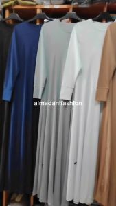 DRESS MANSET TIARA AYSILA MATERIAL JERSEY TERLARIS