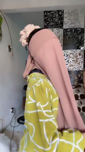 PASHMINA INSTANT PLUS INNER (2in1) | PASHMINA melayu INSTANT INNER - PASHMINA INNER 2 IN 1 - Pasmina Hoodie Ceruty Babydoll Ceruti Instant Bandana Murah Terlaris