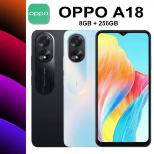 OPPO | OPPO A18 5000mAh long battery life global smart phone Helio G85/8 million main camera 8GB+256GB large memory mobile phone