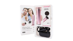 Premium Electric Foot File Pedicure Machine with Adjustable Speed - Soothing Callus Remover Single Pack