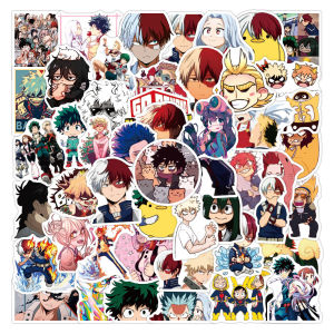 Bandai | BỘ 50 My Hero Academy Anime Graffiti Dán Chống Thấm Nước Hợp Thời Trang Tủ Lạnh Đàn Guitar Cốc Ván Trượt Miếng Dán Trang Trí Cho Mọi Lứa Tuổi