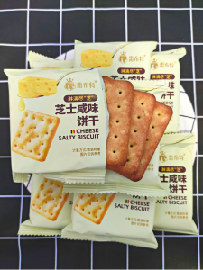 Crunchy Cheese Flavor Biscuits Office Snacks Afternoon Tea Replacement Full Stomach Crackers Break Fast Treats RuiTie Brand