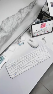 Rapoo E9350L Papan Kekunci Wayarles Boleh Dicas Semula Pelbagai Mod Bluetooth Berbilang Peranti Untuk Komputer riba Berkualiti Tinggi