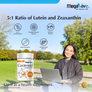 MEGALIVE Carotenoid Complex Plus (30s) | For Eye & Vision Care